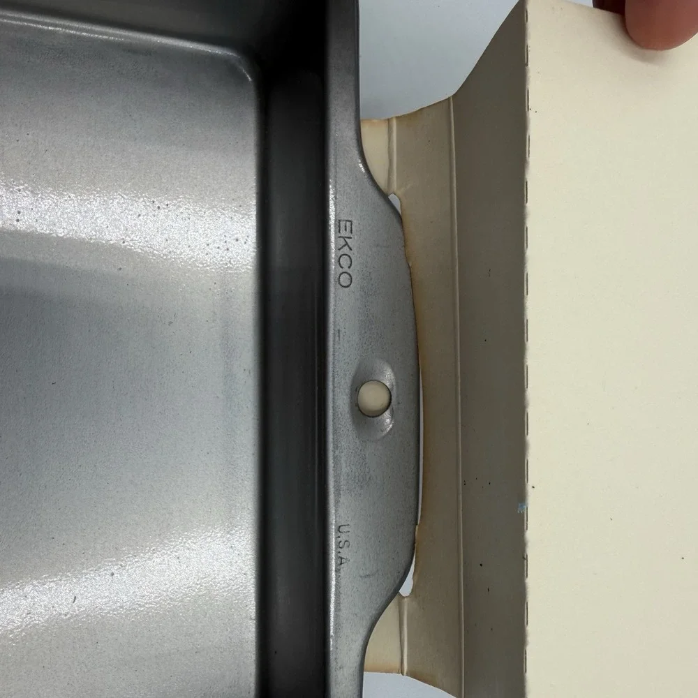 Vintage EKCO Baker's Secret Brownie Biscuit Pan 10x7‎ NOS Nonstick